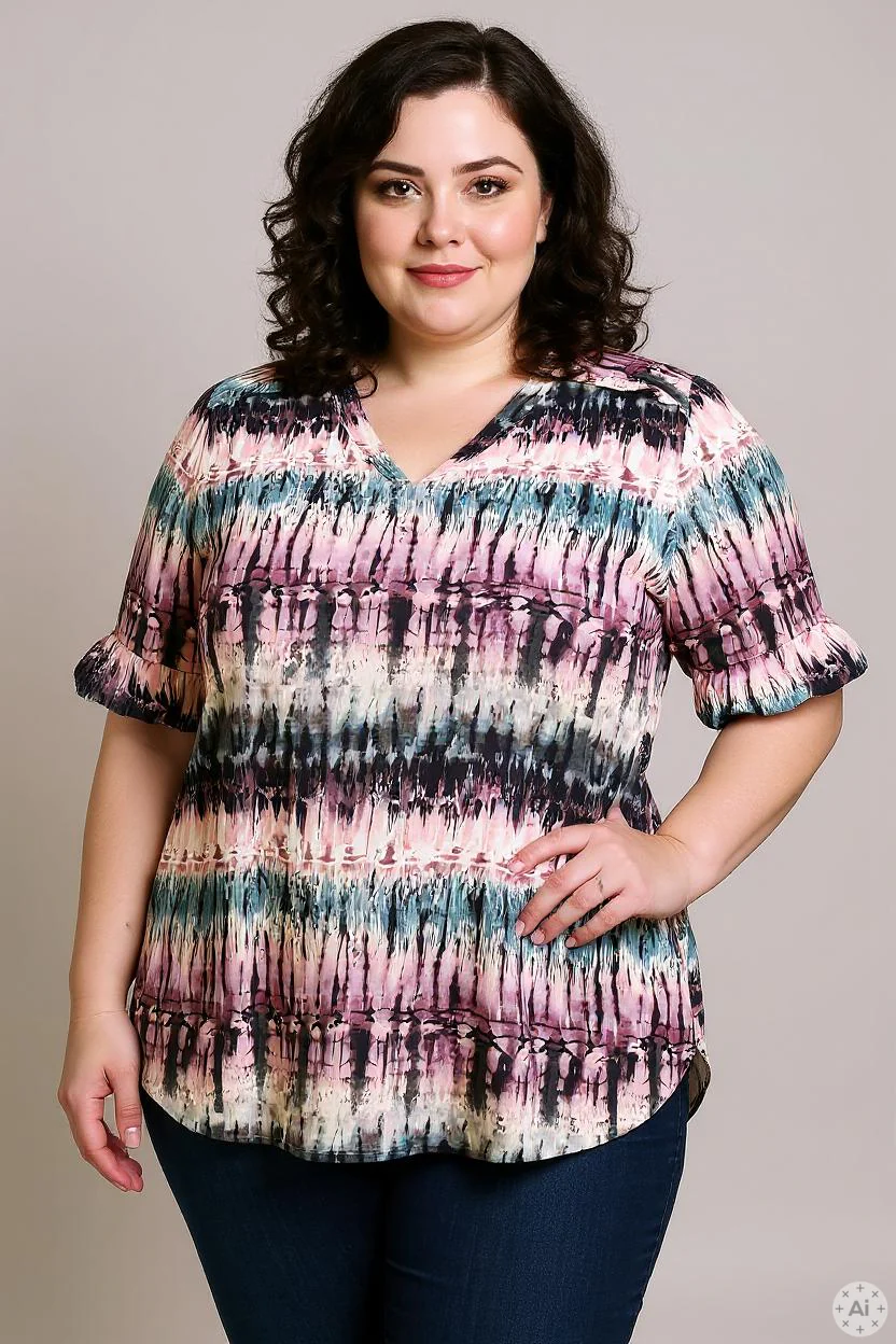 CPAKSANNA - Tie Dye Bluse
