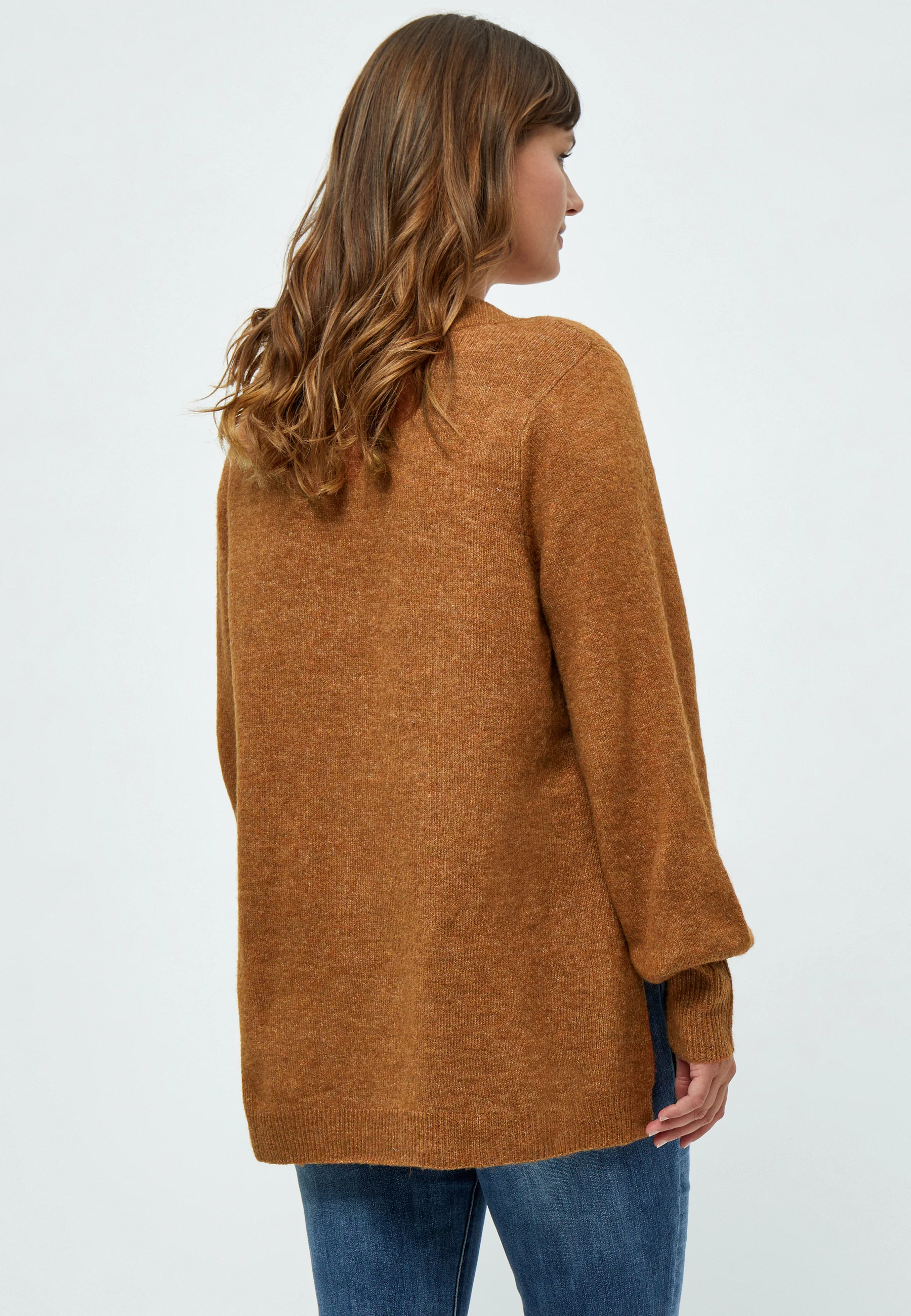 PeAliah - Strikbluse med V-hals - Image 5