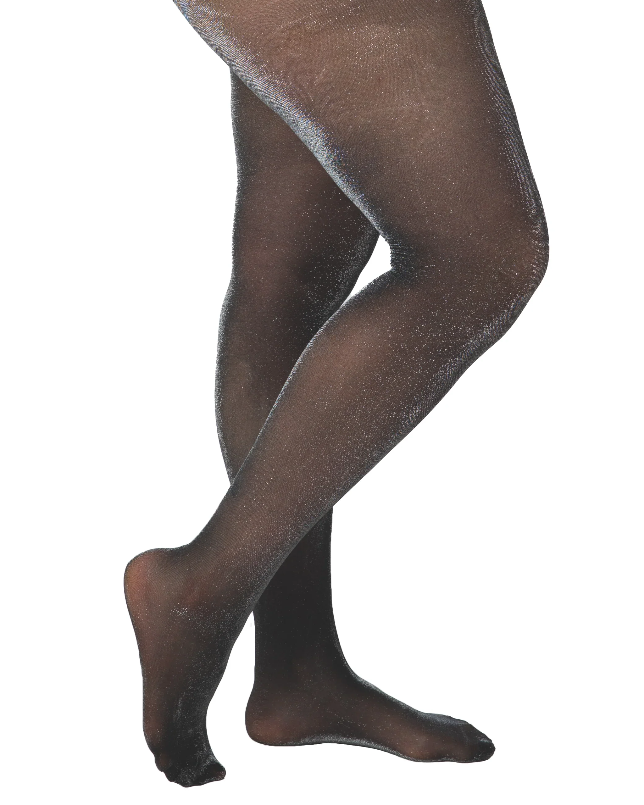 All Over Glitter Gold / Silver CURVY Tights - Image 6