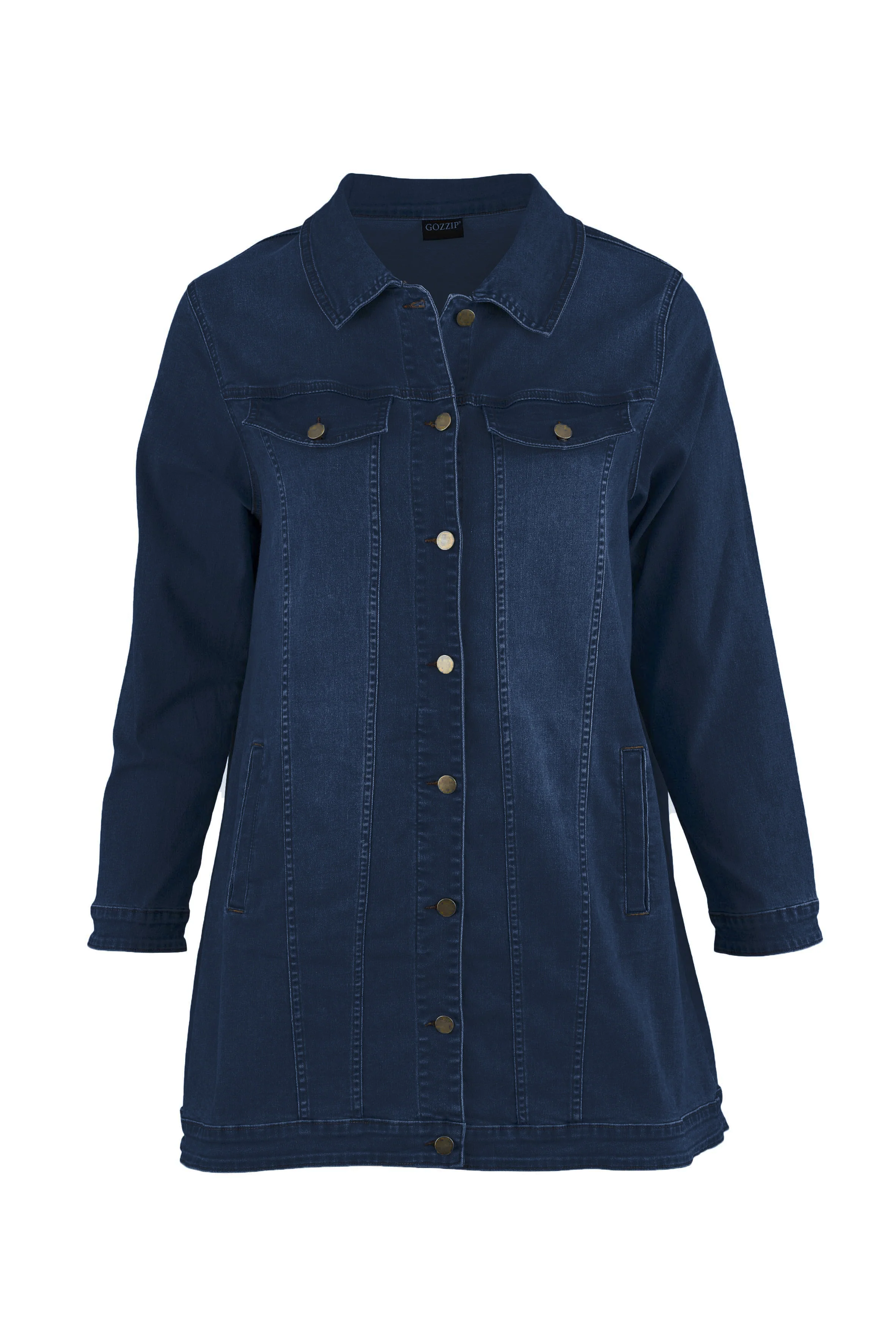 GoAmela - Lang Denim Jakke FJ - Image 2