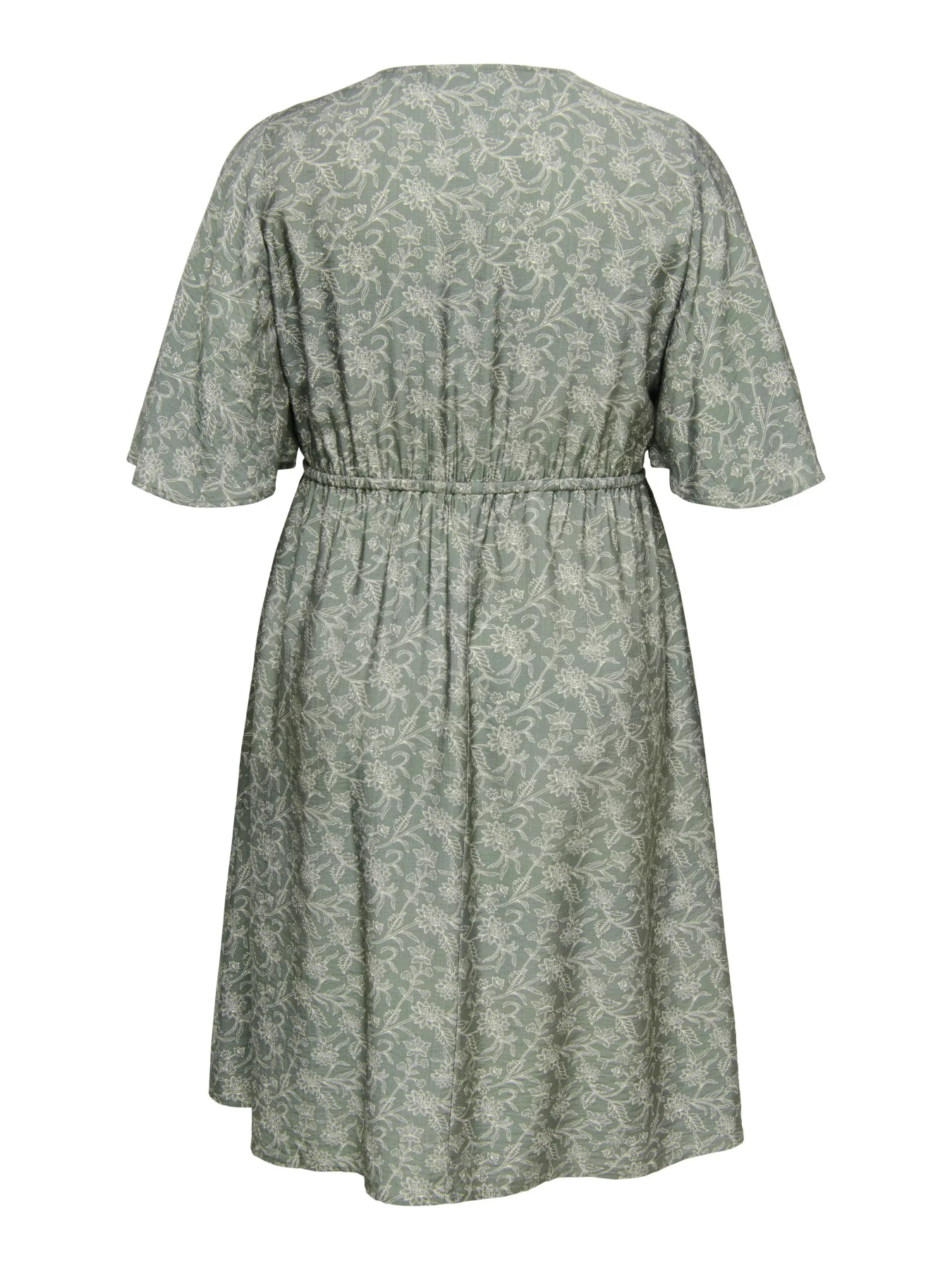 CarFlou - V-Neck Blomstret Kjole - Image 2