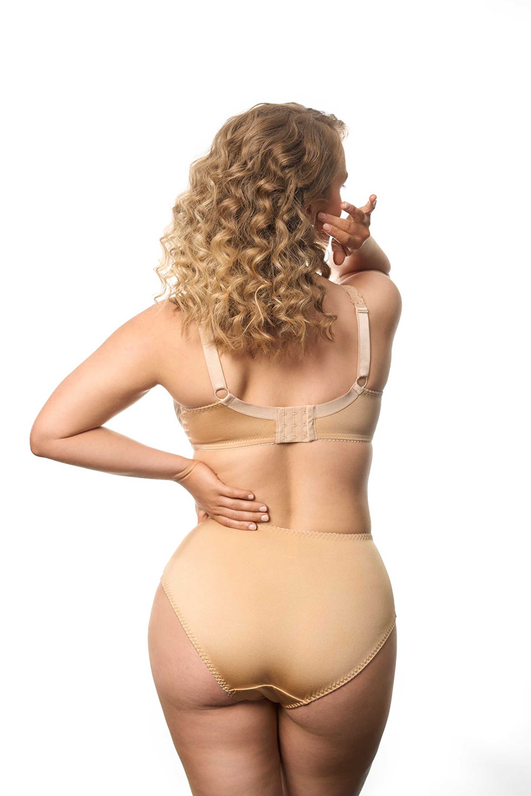 Beate Plain Bra - Gold - Image 6