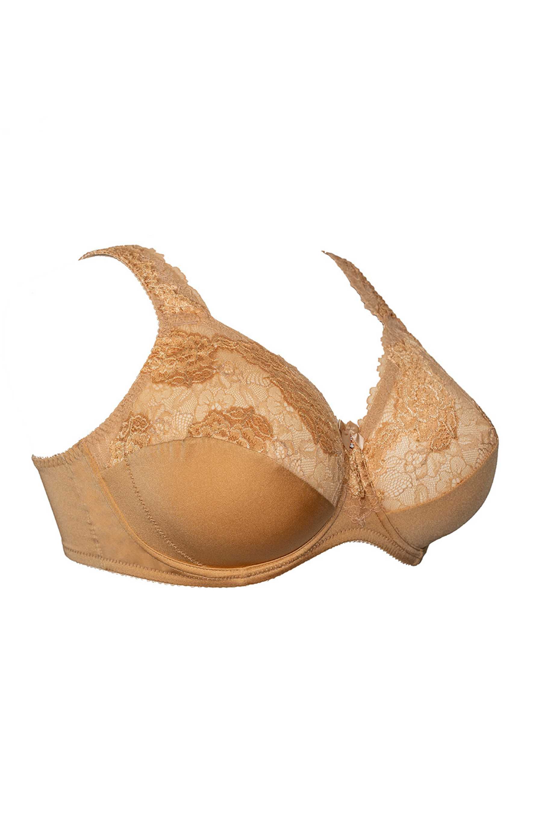 Beate Plain Bra - Gold - Image 9