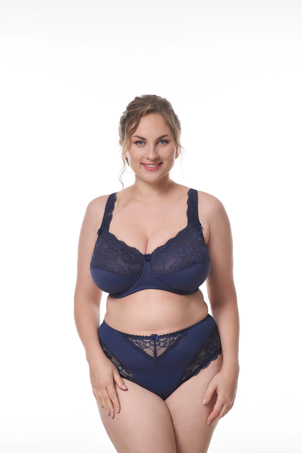 Blå Beate Plain Elegance BH fra Plaisir - Noos - Image 7