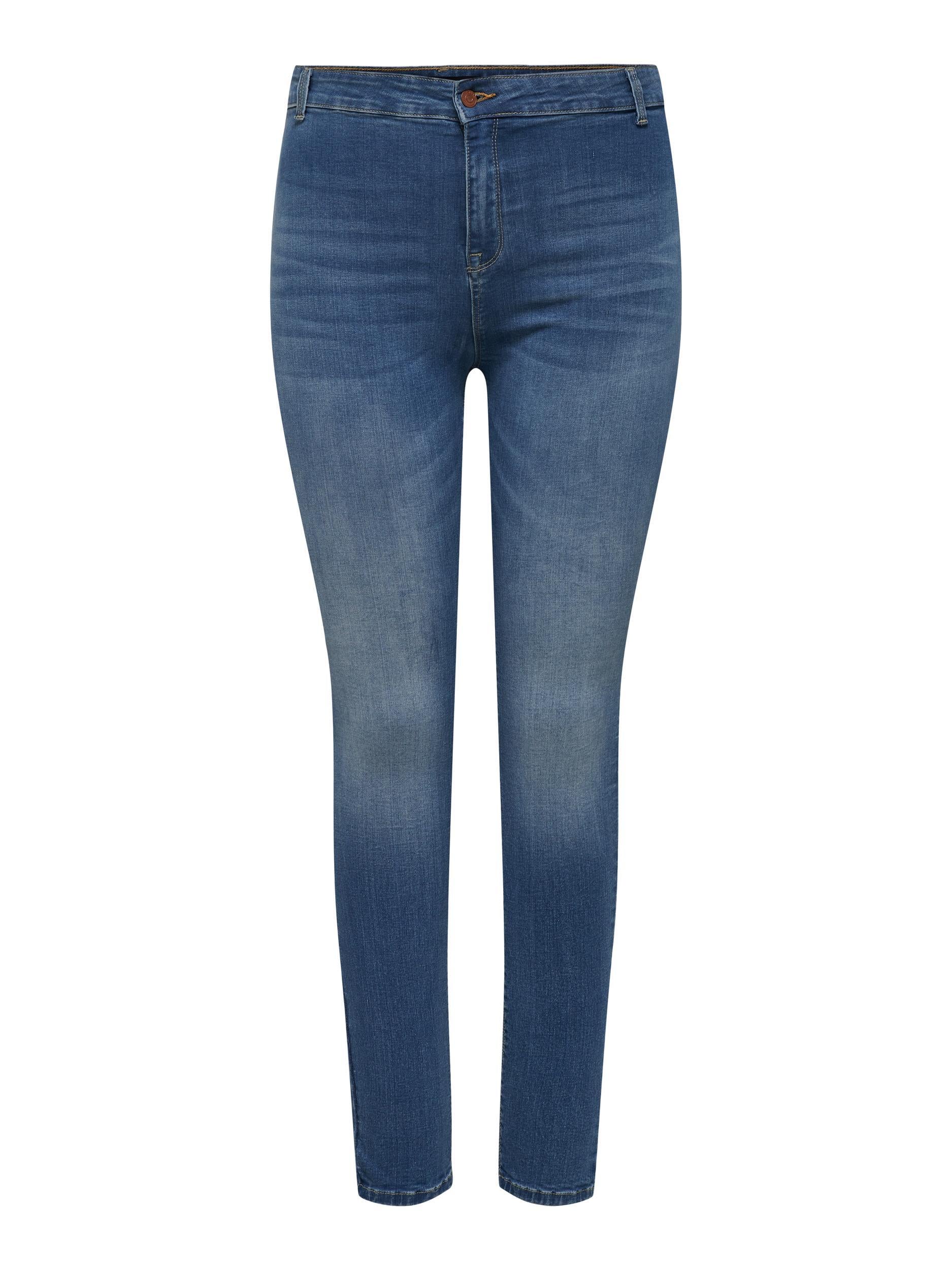 Carmakoma Jeggings Plus Size – Mørkeblå Skinny Høj Talje - Image 5