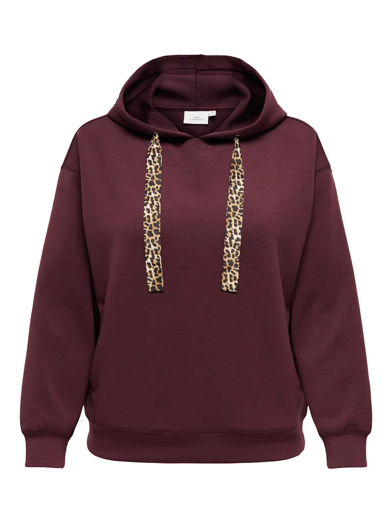CarAlina - Hættetrøje med Leopard Bånd - Image 2