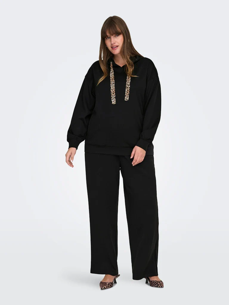 CarAlina - Hættetrøje med Leopard Bånd - Image 4