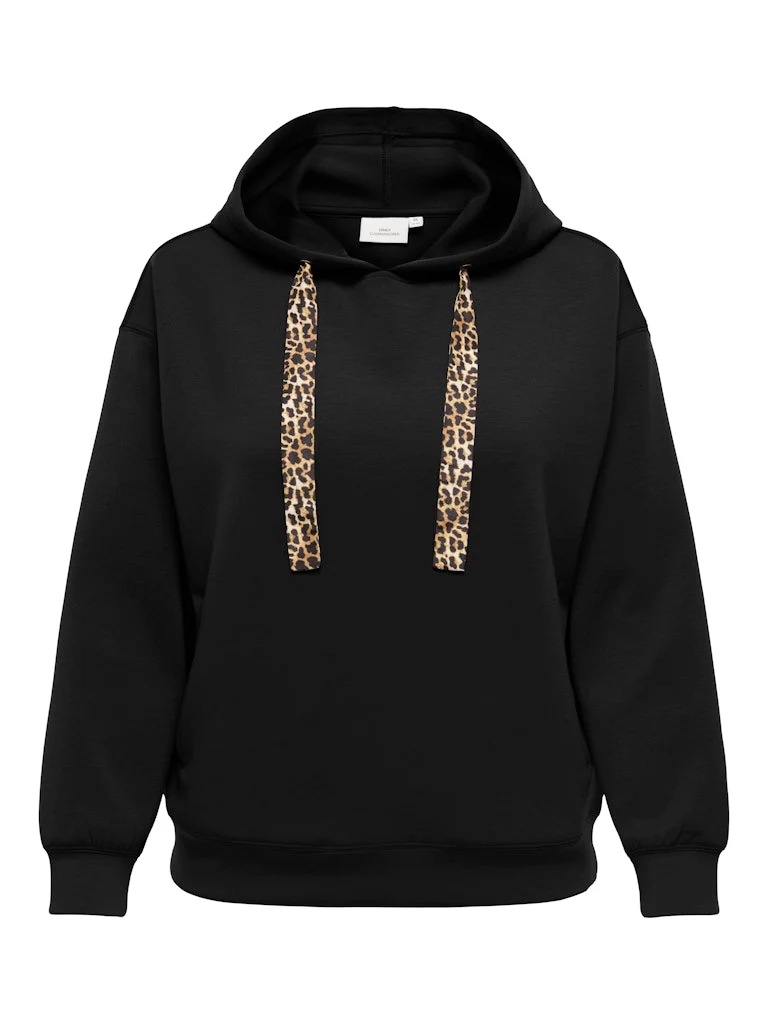 CarAlina - Hættetrøje med Leopard Bånd - Image 7
