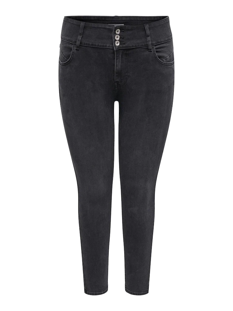 CARANNA - Højtaljet Ankel Jeans - Noos - Image 4