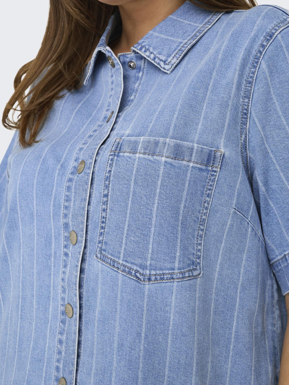 CARASTA- Denimkjole med Striber - Image 13