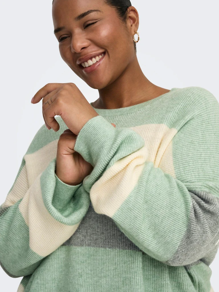 CARATIA - Langærmet Strikbluse - NOOS - Image 4