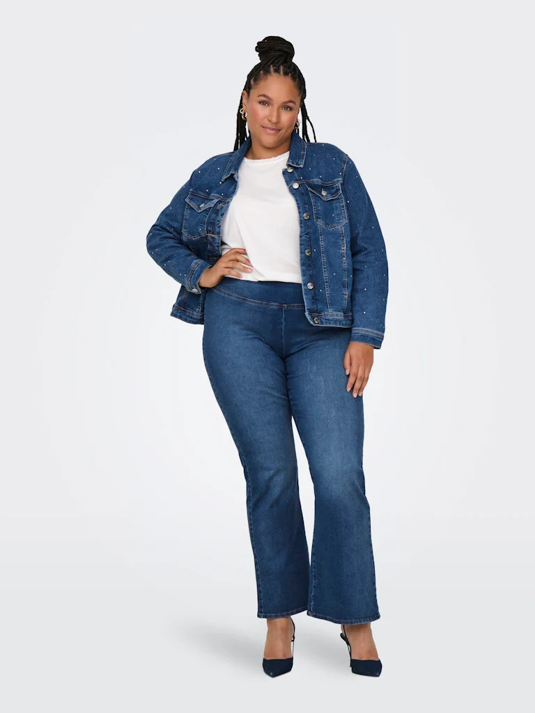 CARAUGUSTA MID WAIST FLARED JEANS - Image 3
