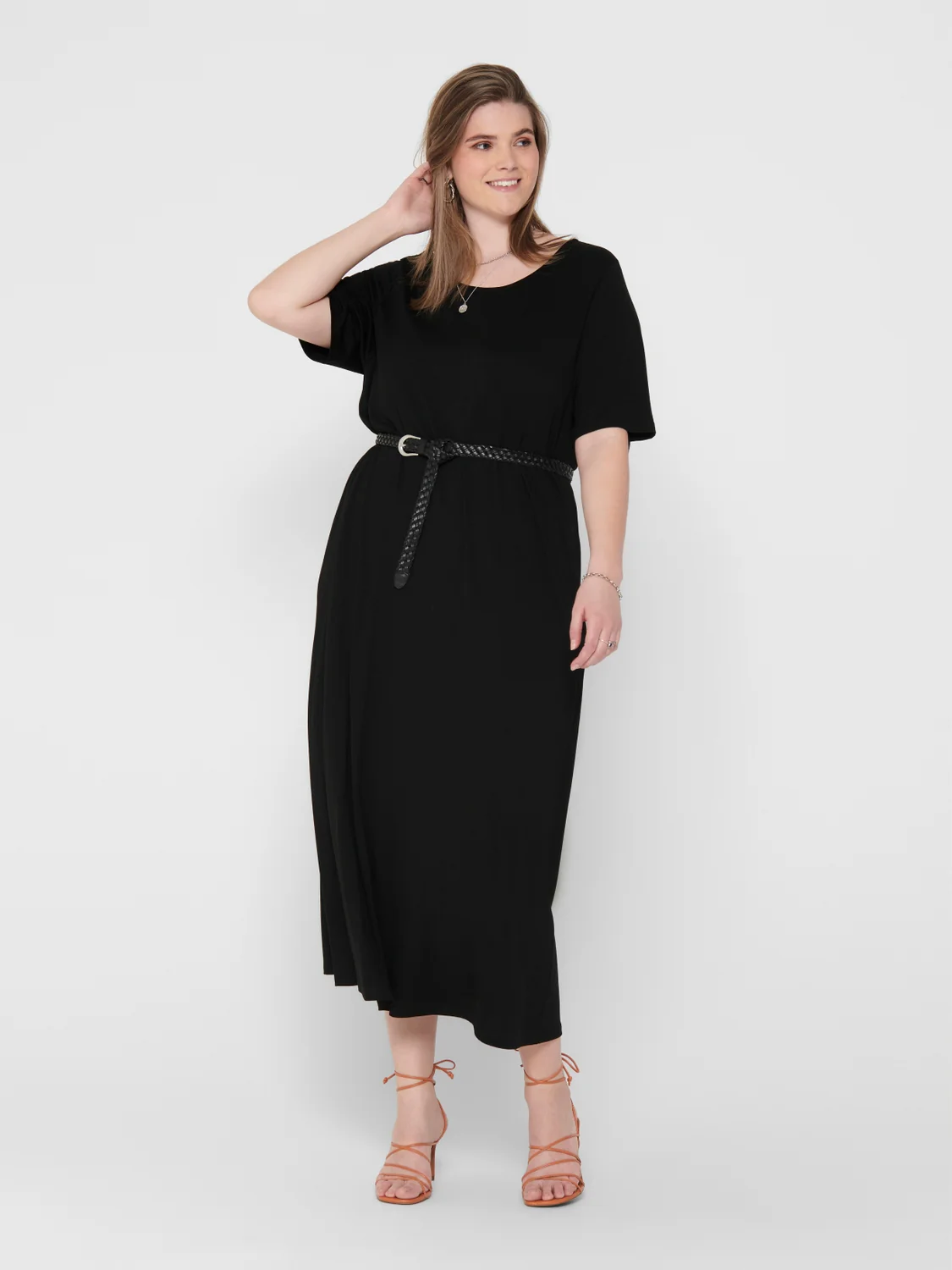 CARBANDANA S/S CALF DRESS