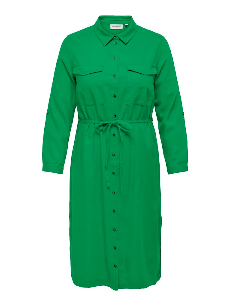 CARCARO LS LINEN SHIRT DRESS - Image 3