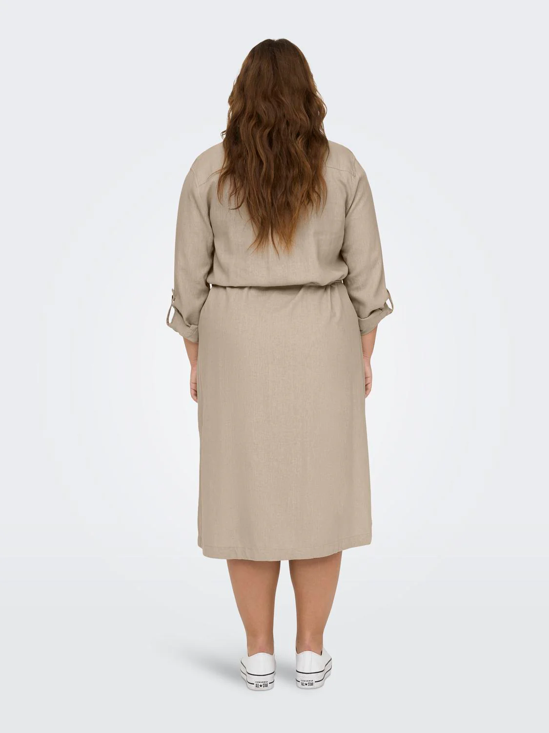 CARCARO LS LINEN SHIRT DRESS - Image 4