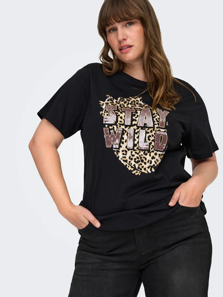 CarChrista - Kortærmet T-shirt med Print - Image 2