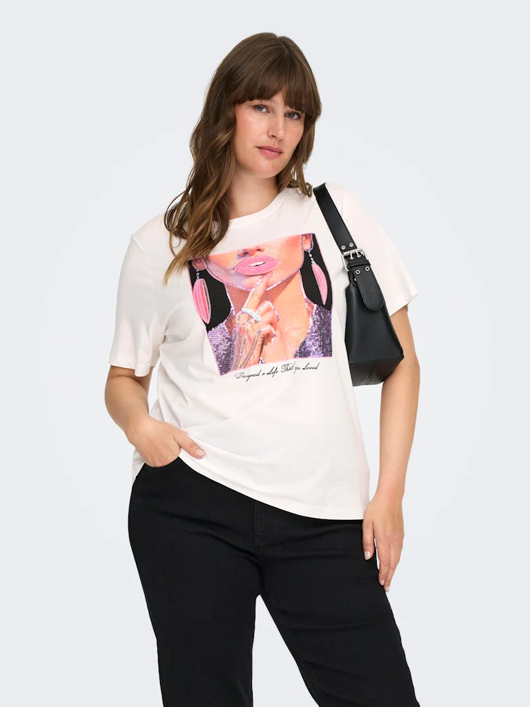 CarChrista - Kortærmet T-shirt med Print - Image 5