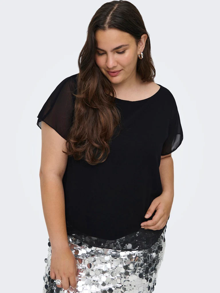 CARCOKO - Chiffon Bluse