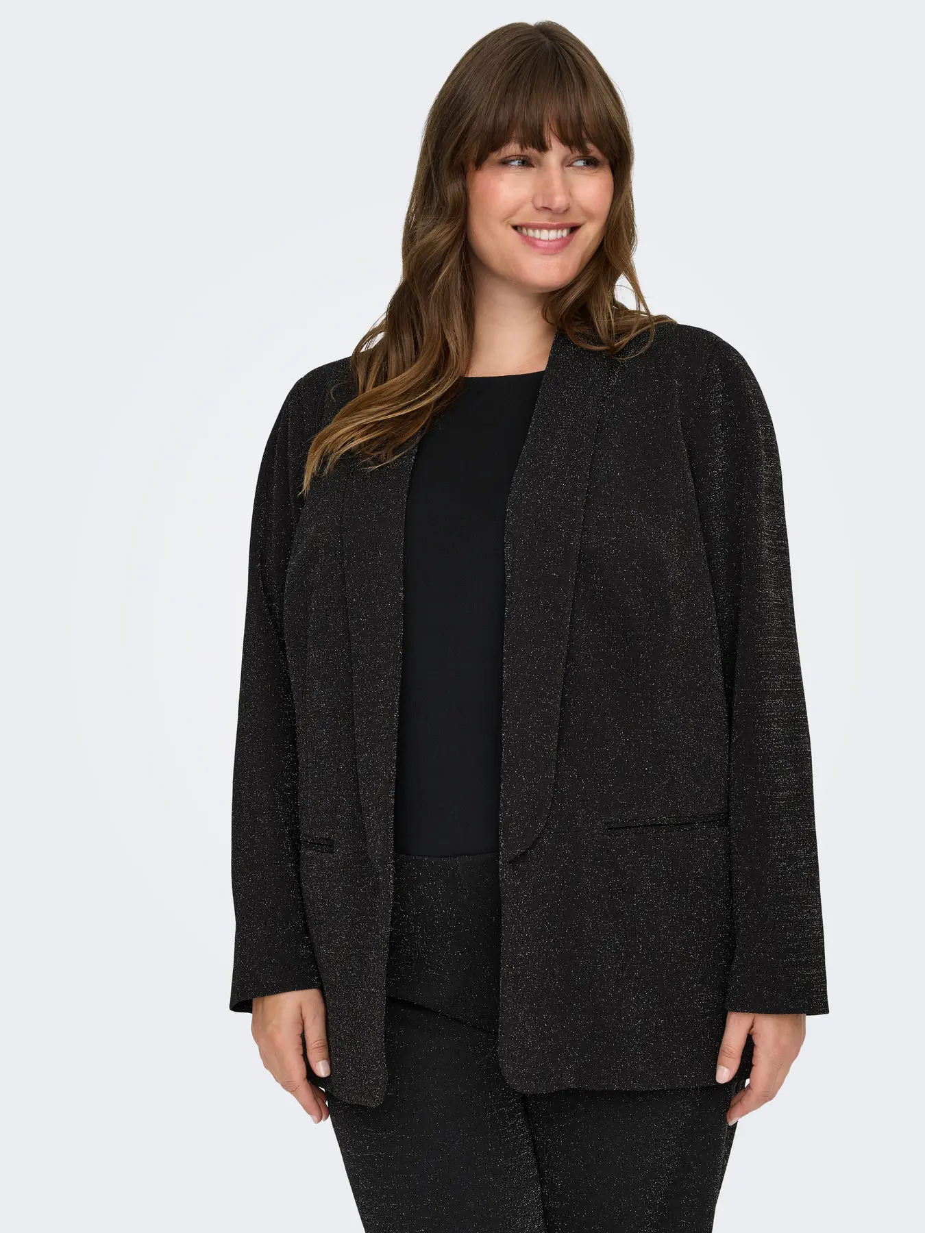 CarElly - Sort Blazer med Glimmer - Image 3