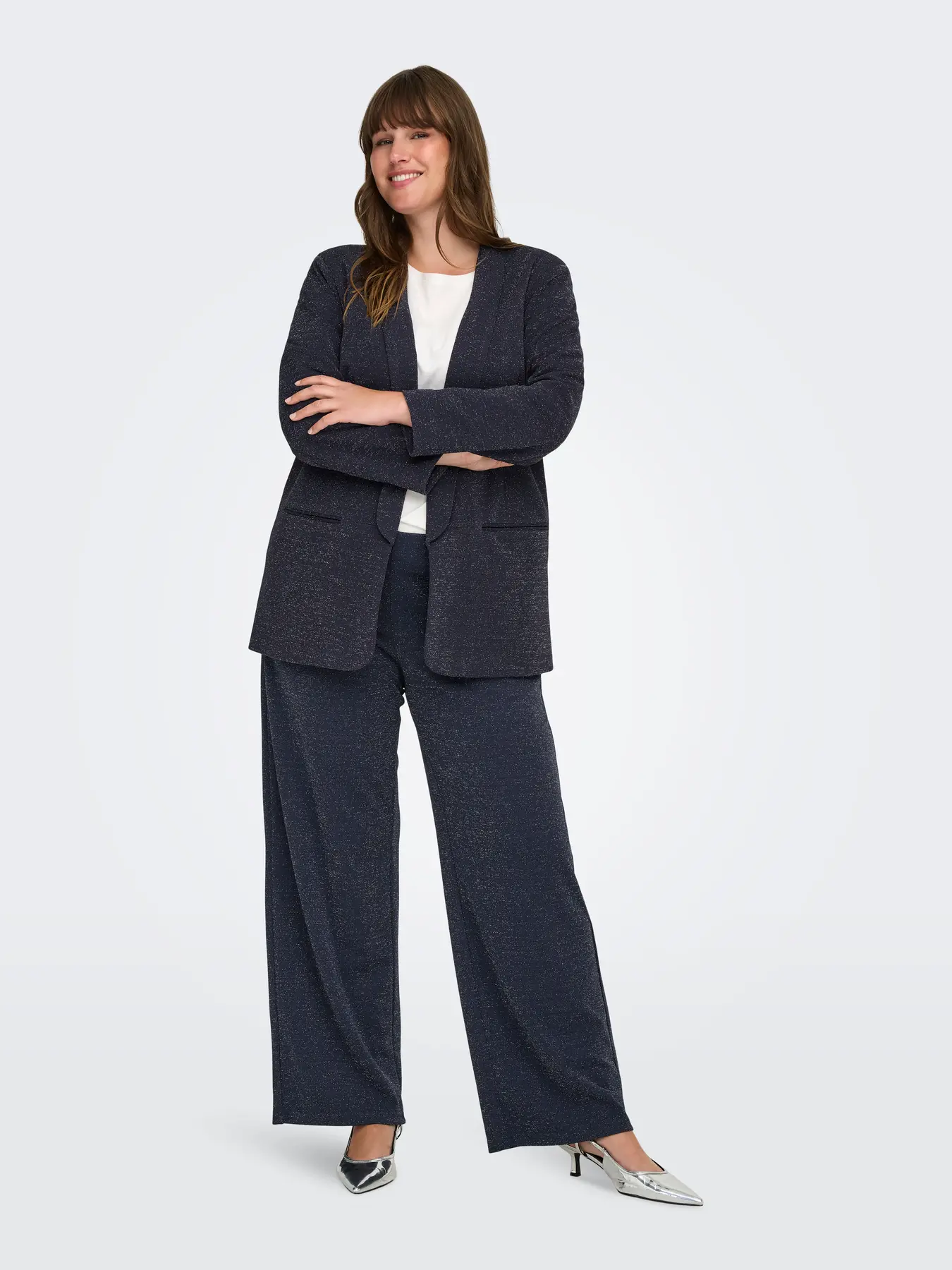 CarElly - Sort Blazer med Glimmer - Image 4