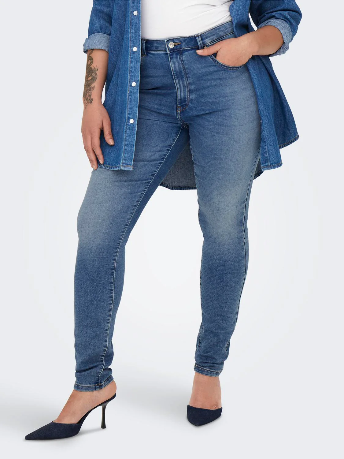 CARFOREVER HIGH SKINNY JOGGING JEANS