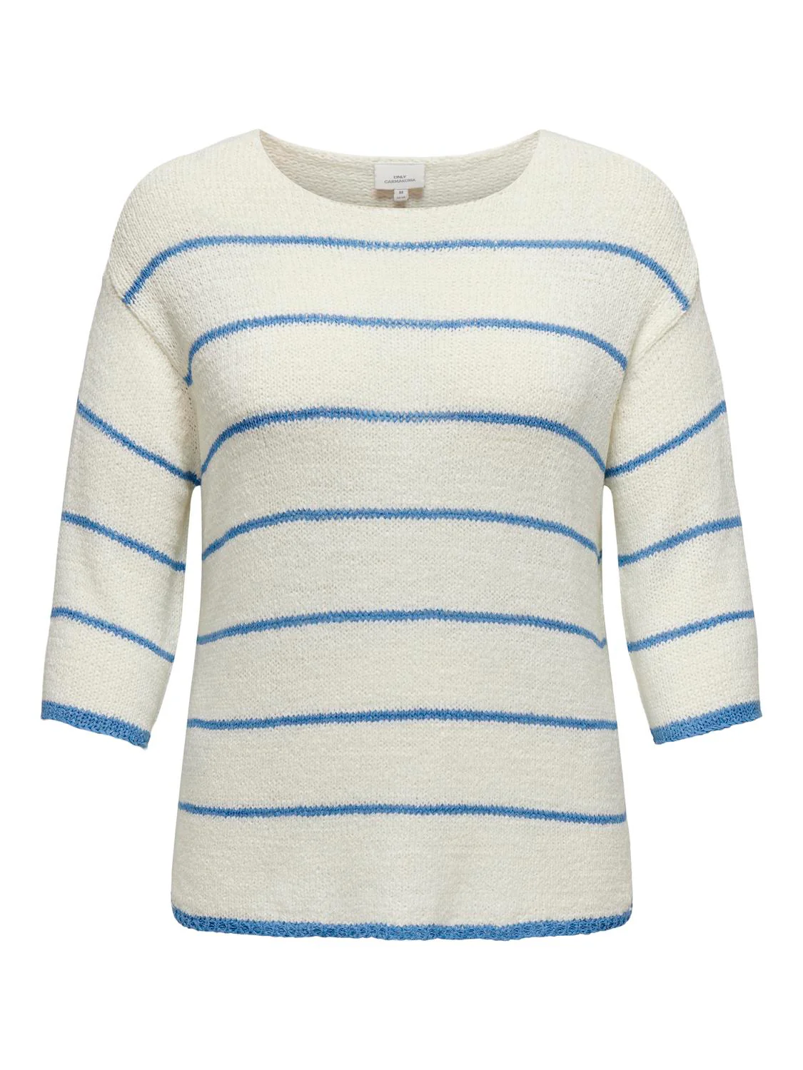 CARGEENA 3/4 STRIPE V-NECK KNIT - Image 4