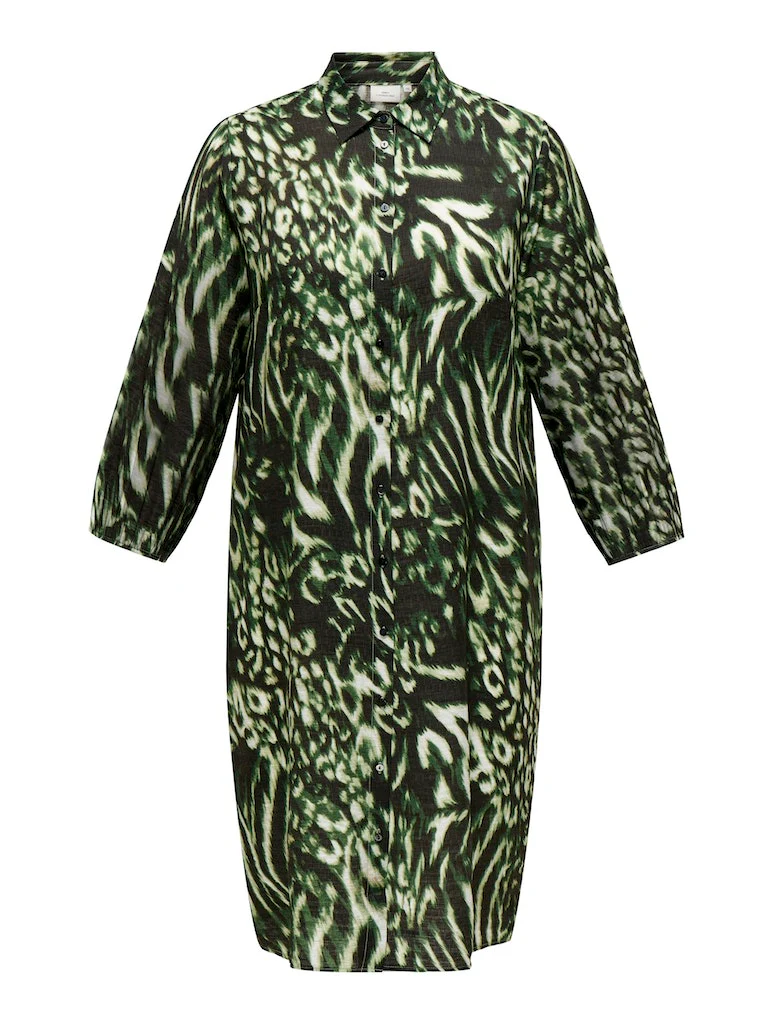 CARJADA L/S SHIRT MIDI DRESS