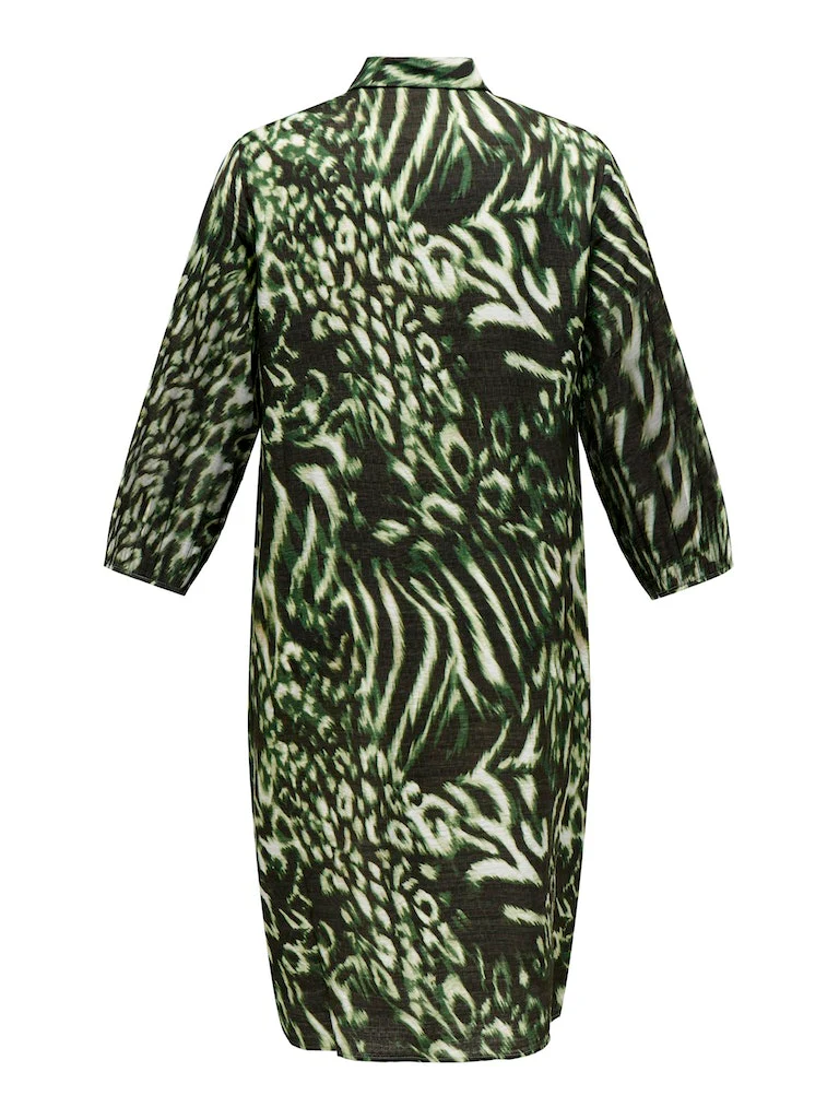 CARJADA L/S SHIRT MIDI DRESS - Image 2