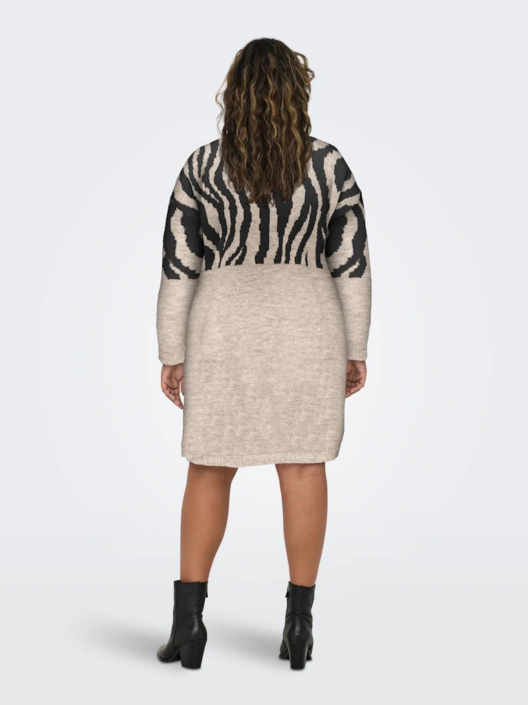 CARJADE - Zebra Strikkjole - Image 3