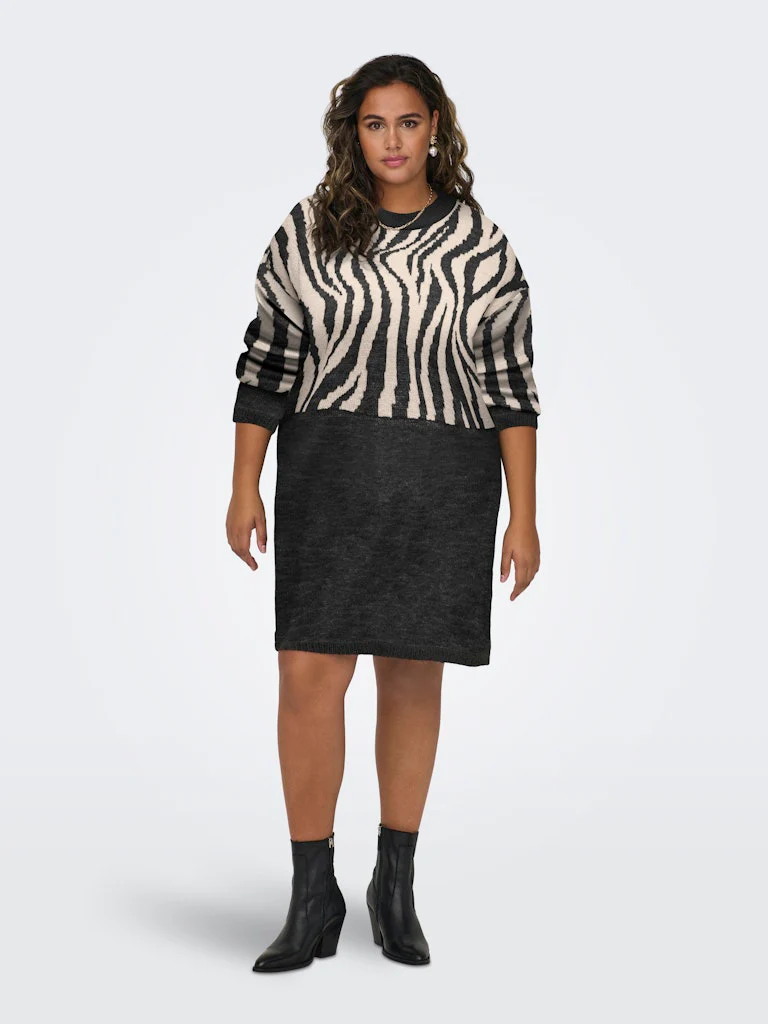 CARJADE - Zebra Strikkjole - Image 4
