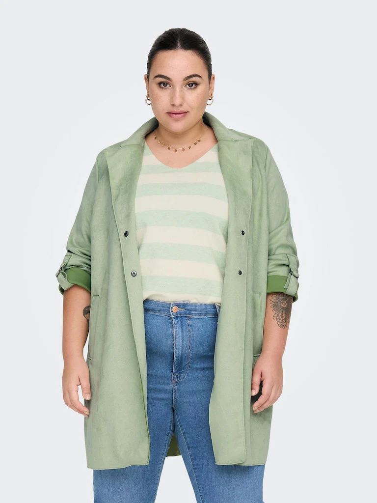 CARJOLINE FAUX SUEDE COAT - Image 3
