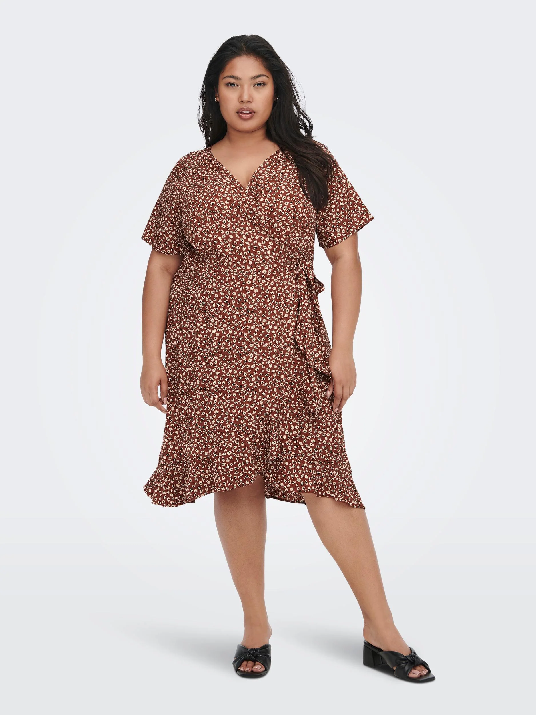 CarLivia Wrap Knee Dress - Image 9