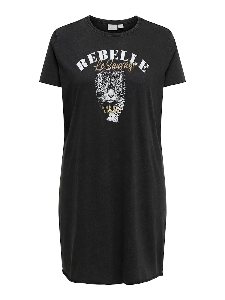 CARLUCY - T-Shirt Kjole med Print - Image 11