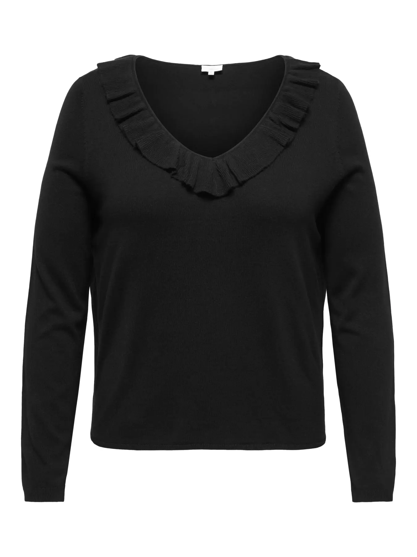 CarLuis - Strikbluse med Flæse - Image 7