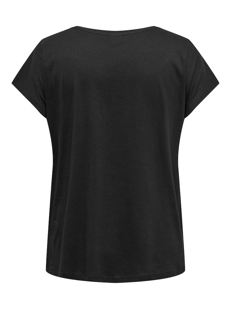 CARLULA S/S O-NECK RHINESTONE TOP - 112 - Image 2