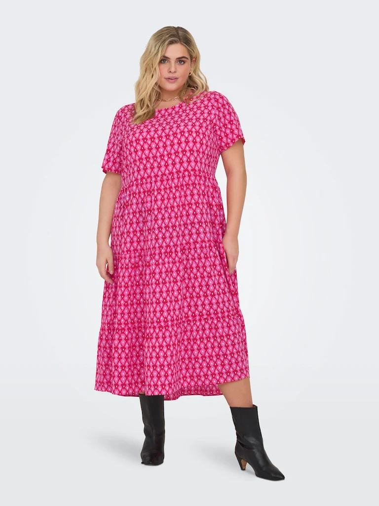 CARLUX LIFE SS MIDI DRESS