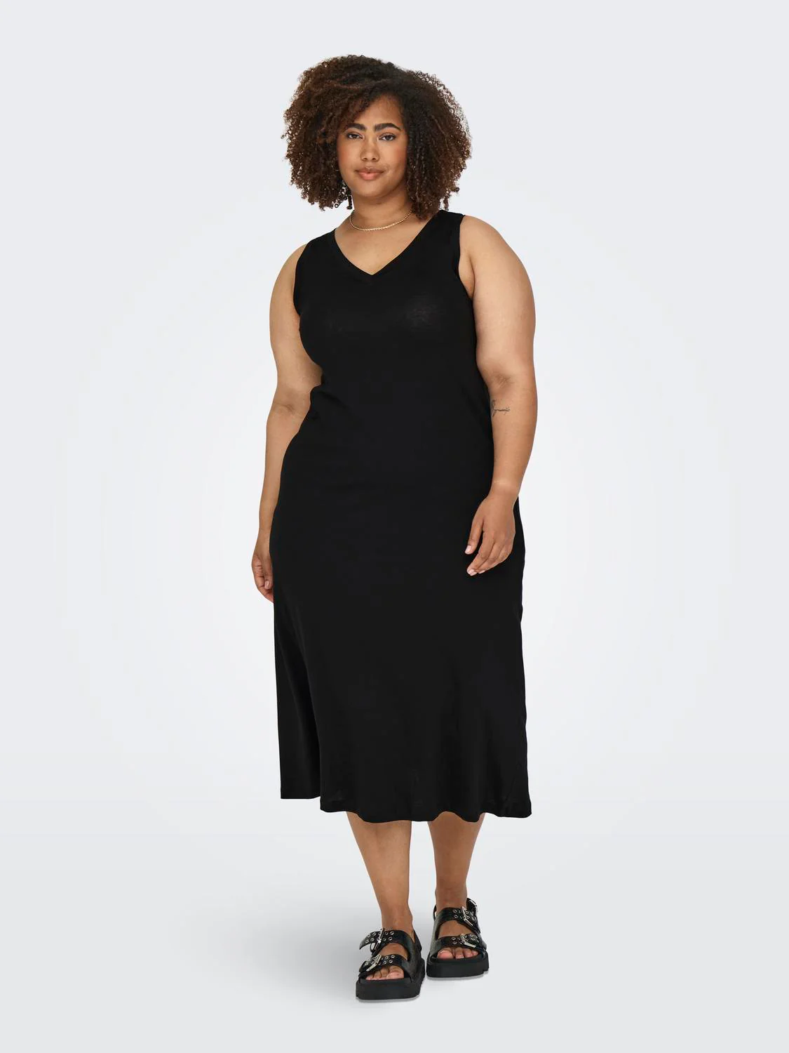 CARMAY CALF V-NECK DRESS - Image 13