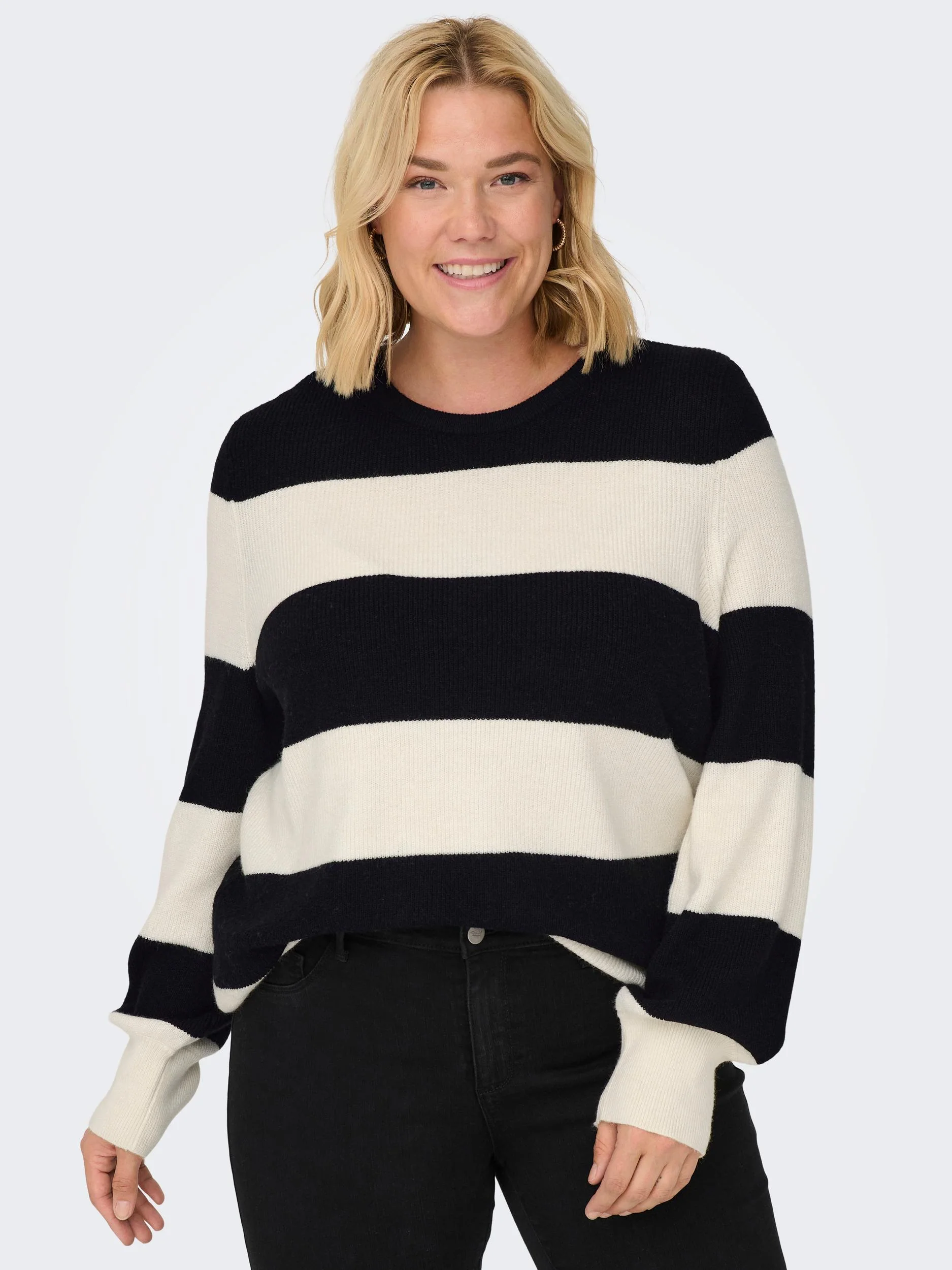 CARNEW DARIA L/S STRIPE PULLOVER KNIT - Image 6