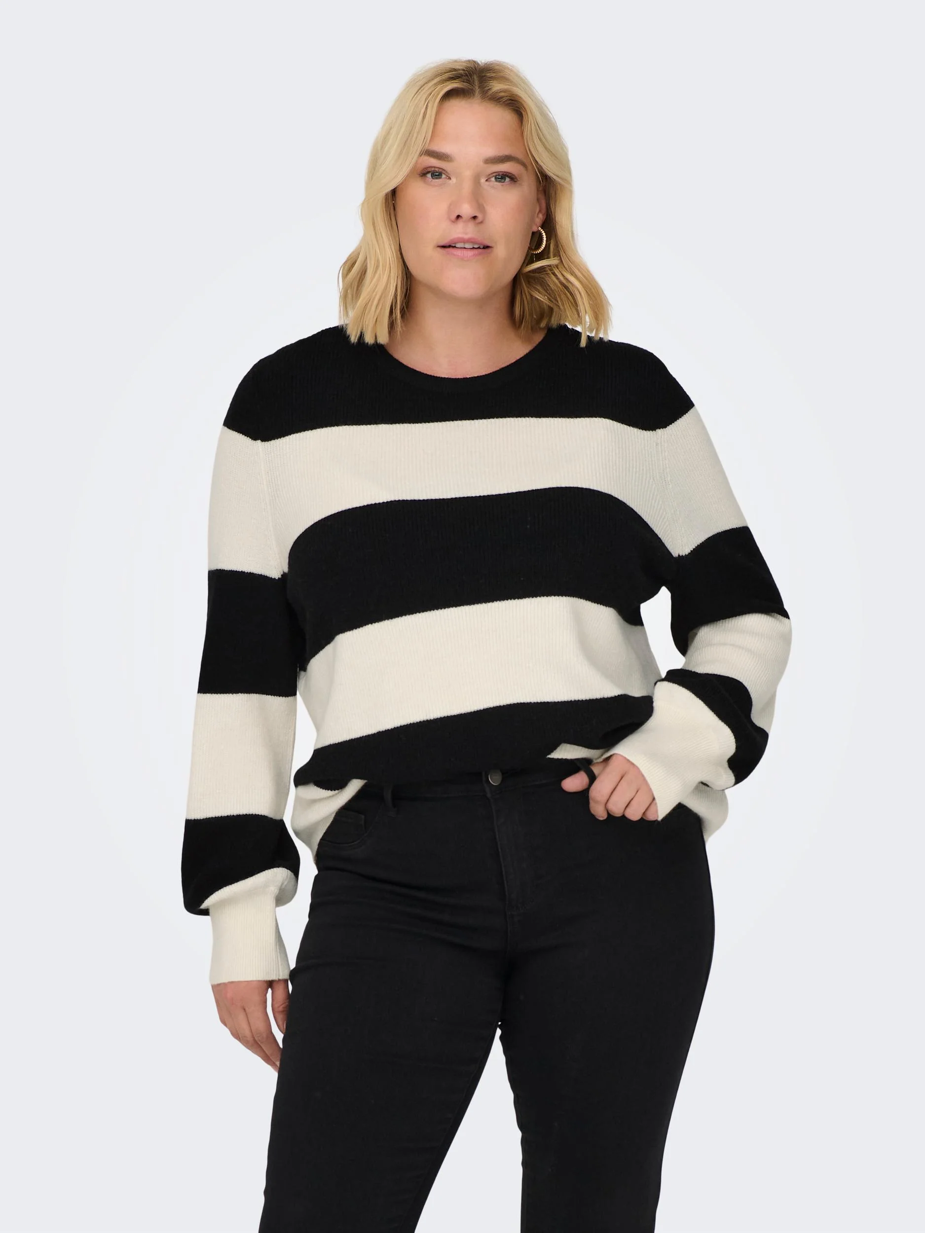 CARNEW DARIA L/S STRIPE PULLOVER KNIT - Image 8