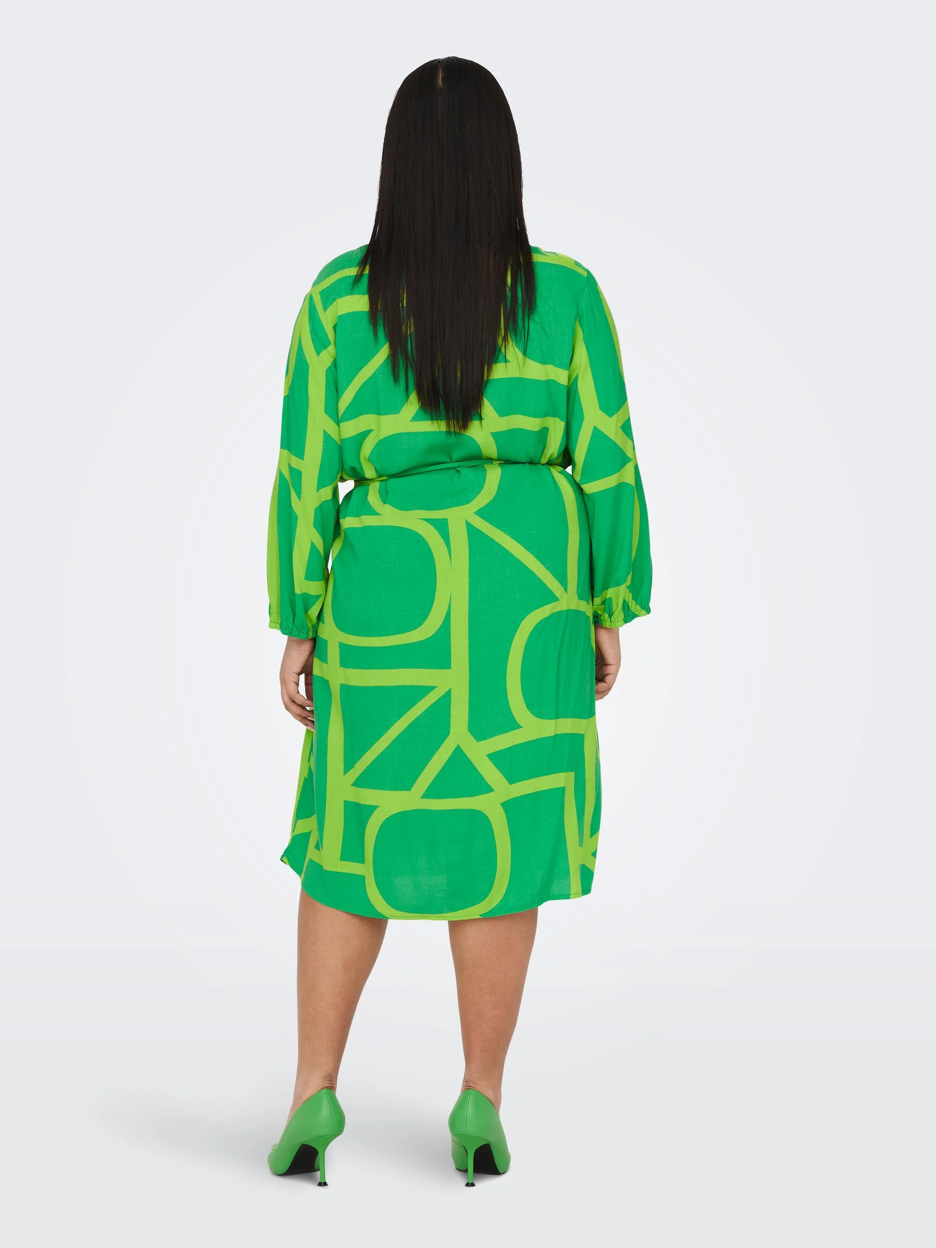 CARNEWDENIZIA 3/4 BLK SHIRTDRESS WVN - Image 3