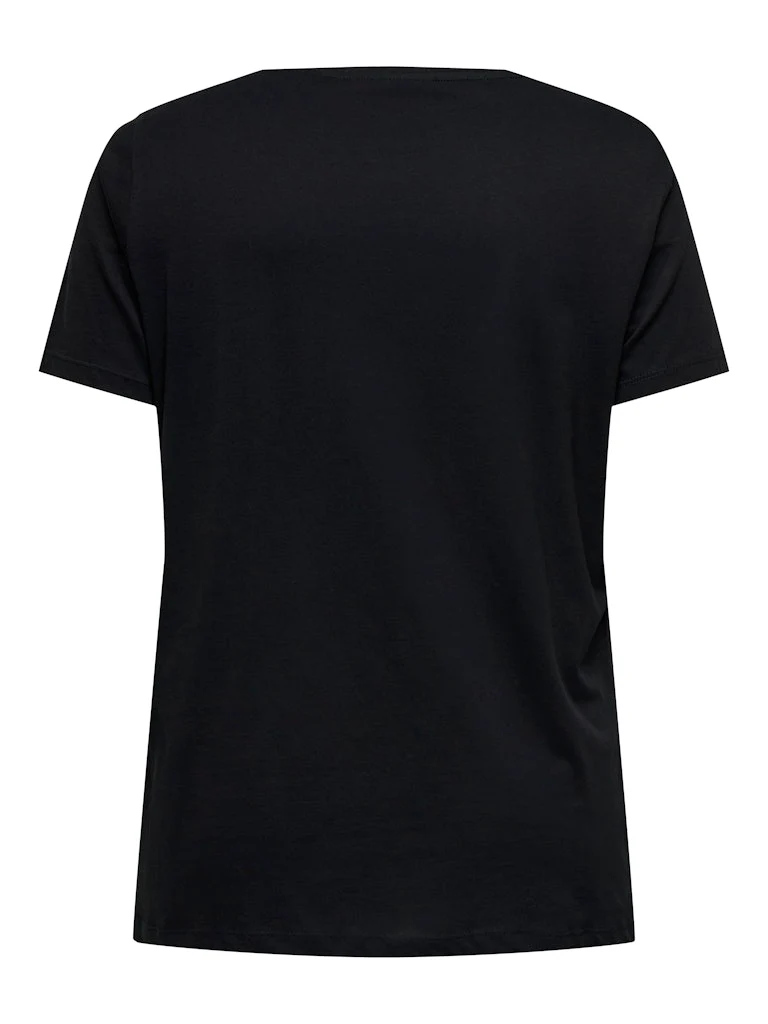 CARNINNA - Kortærmet T-shirt m. Broderi - Image 3