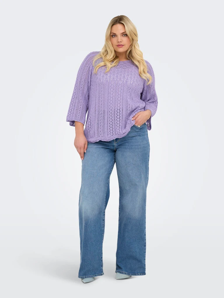 CARNOLA LIFE  - Strikbluse med 3/4 ærmer - Noos - Image 9