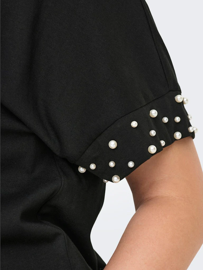 CAROLIVIA - T-shirt med Perler - Image 10