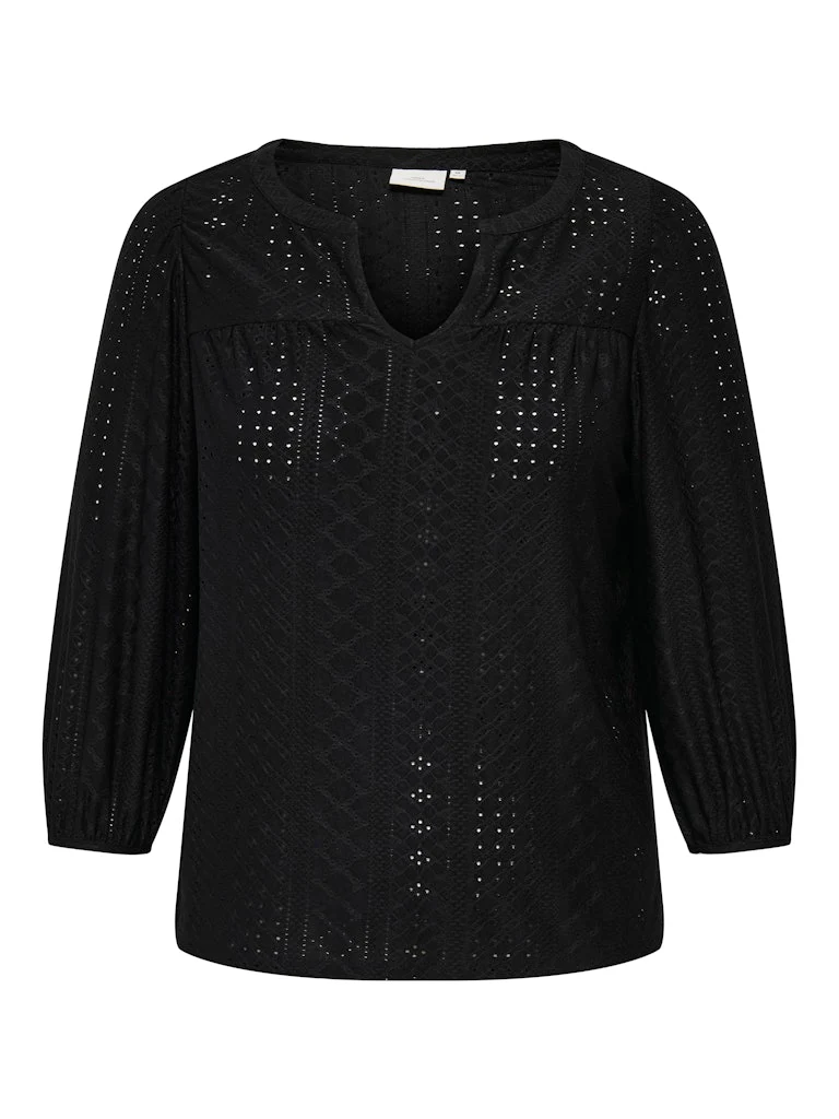 CARSANDRA - Bluse med hulmønster - Image 11