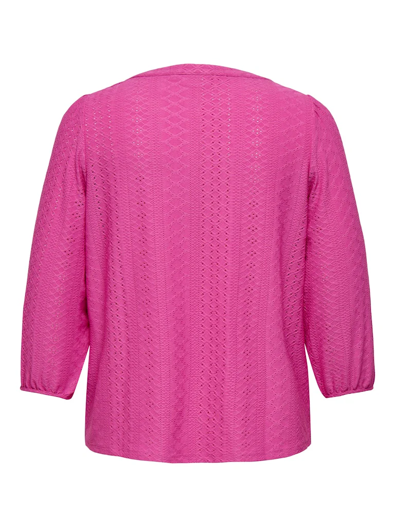 CARSANDRA - Bluse med hulmønster - Image 16