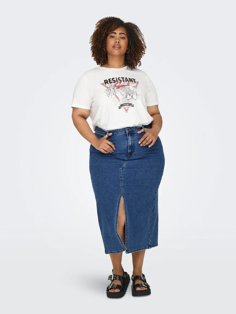 CARSIRI - DENIM NEDERDEL FRONT SLIDS - NOOS - Image 4