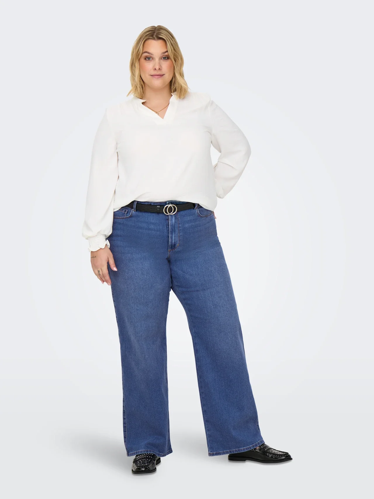 CARSNOW HW WIDE DENIM JEANS - 3 længder - Noos - Image 2