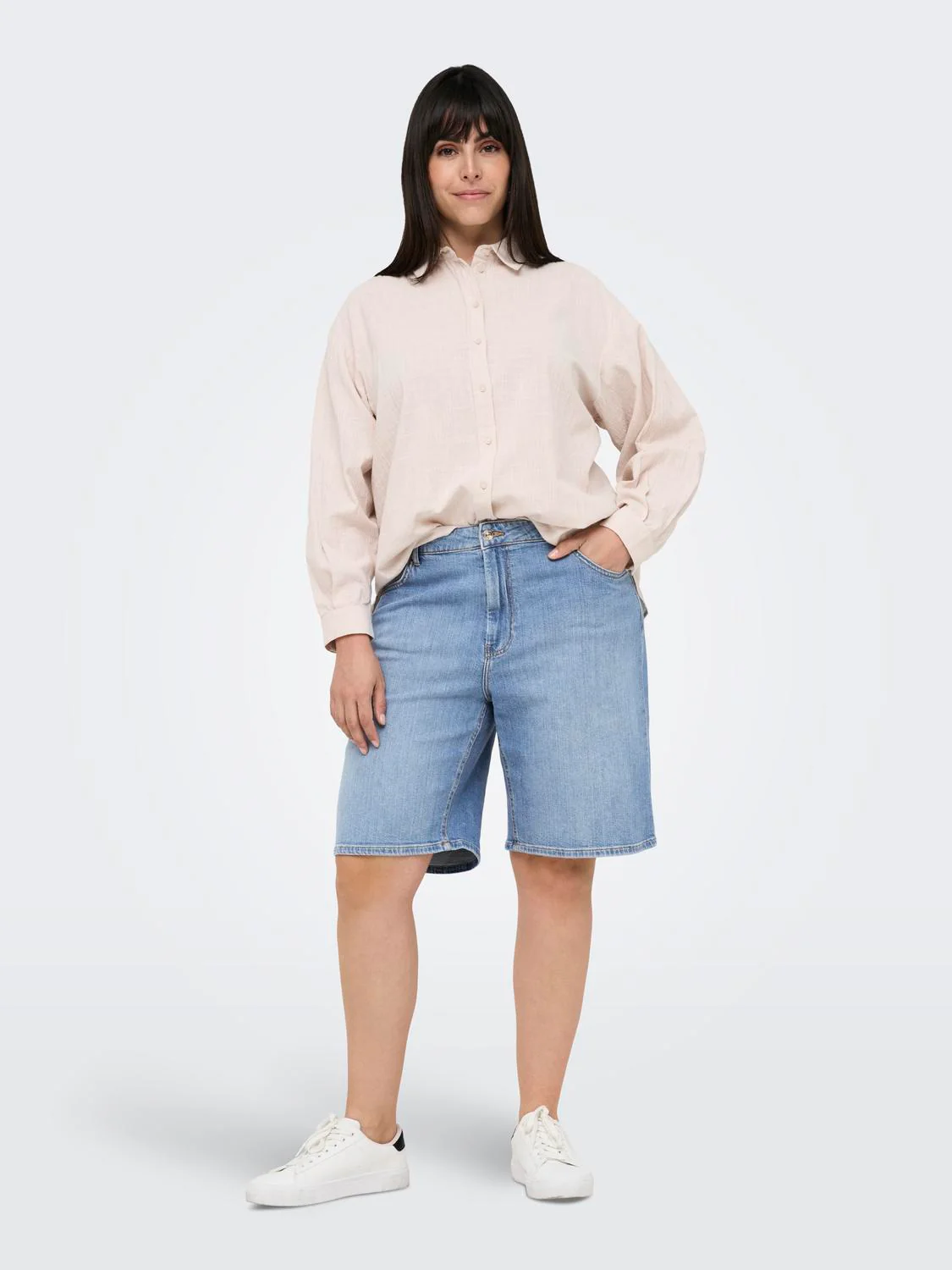 CARSONNY - Lange Denim Shorts - Image 11