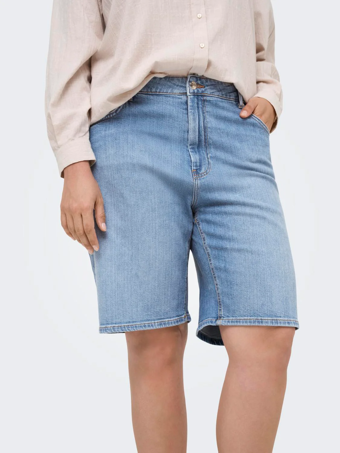 CARSONNY - Lange Denim Shorts - Image 15