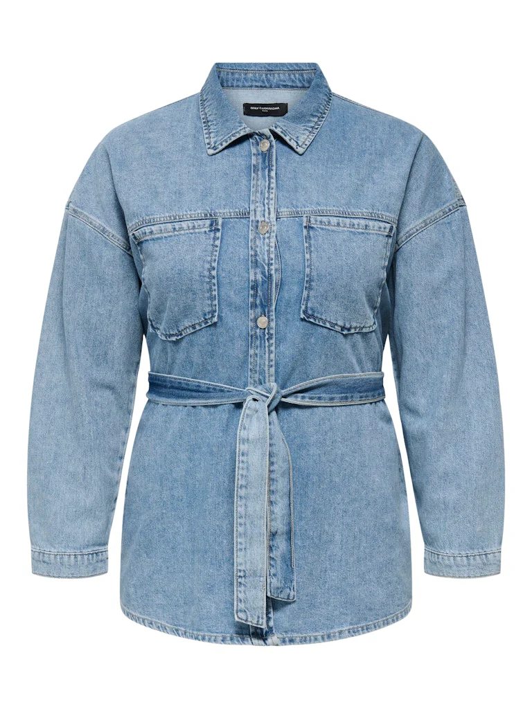 CARSOPHIA - Denimjakke med Bælte - Image 6